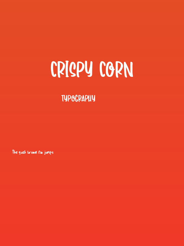 Crispy Corn Poster