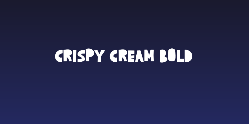 Crispy Cream Bold Social Header