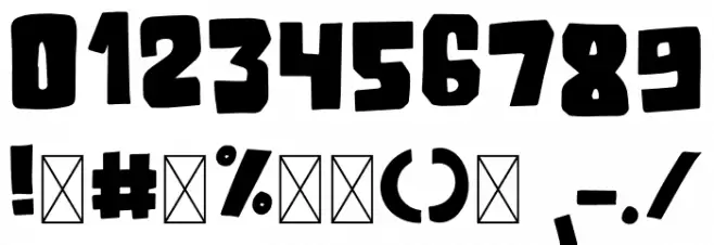 Crispy Cream Font OTHER CHARS