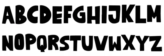 Crispy Cream Schriftart Groß
