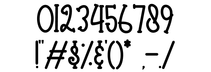 Crispy Crunch Font OTHER CHARS