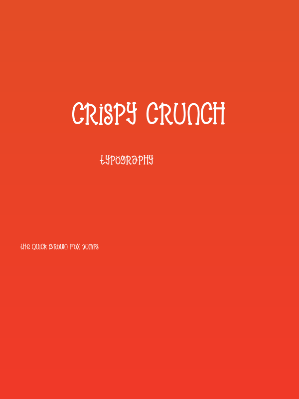Crispy Crunch Poster