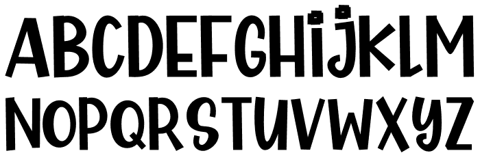 Crispy Duck Font LOWERCASE