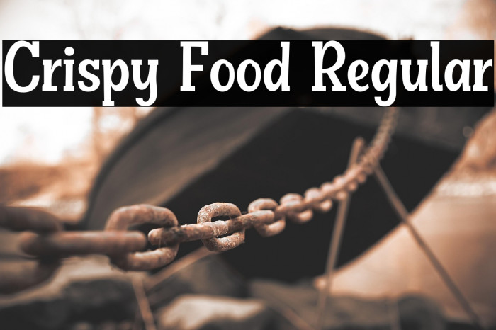 Crispy Food Regular Example 1
