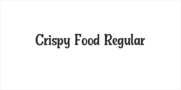 Crispy Food Regular Logo