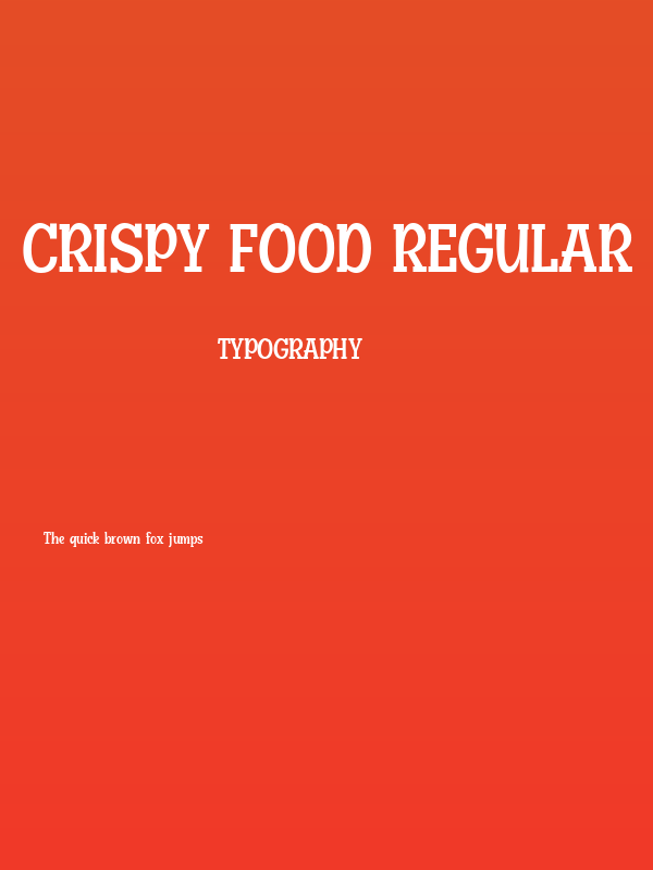 Crispy Food Regular Poster