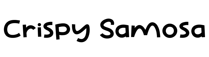 Crispy Samosa  font caratteri gratis