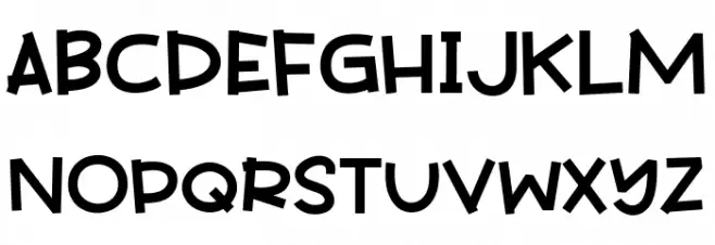Crispy Samosa Font Litere mari
