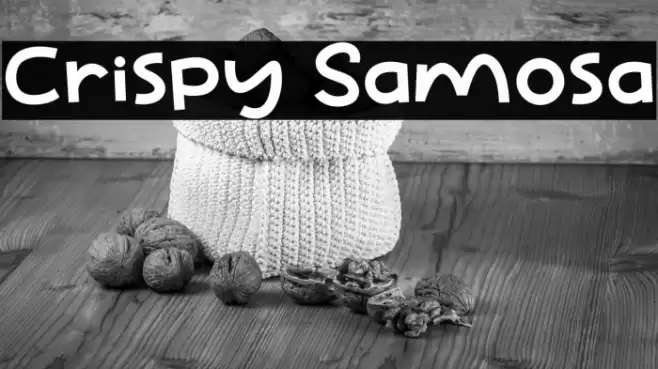 Crispy Samosa Font examples