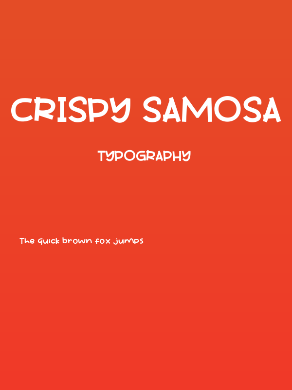 Crispy Samosa Poster