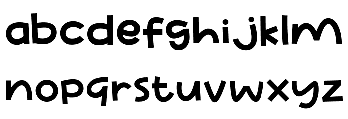 Crispy Samosa Font LOWERCASE