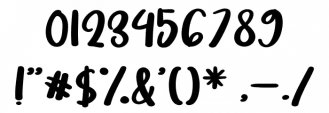 Crispy dream Font OTHER CHARS