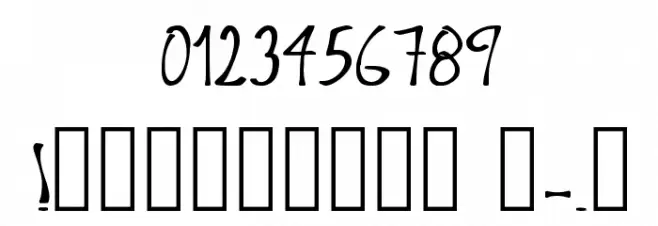 Crispy Font OTHER CHARS