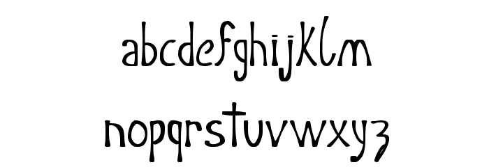 Crispy Font LOWERCASE