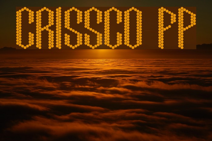 Crissco FP Font examples