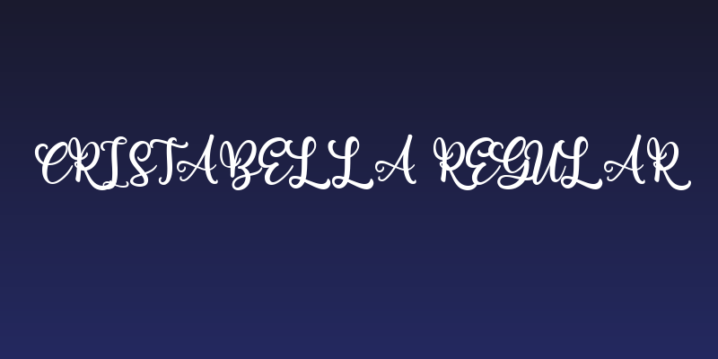 Cristabella Regular Social Header