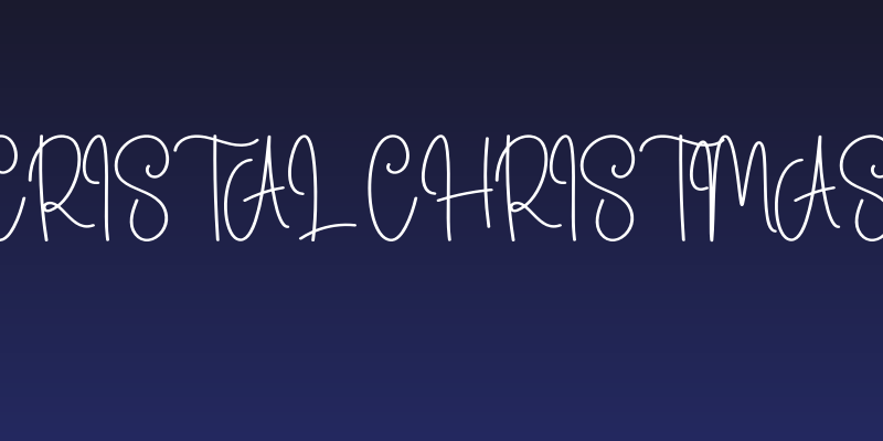 Cristal Christmas Social Header