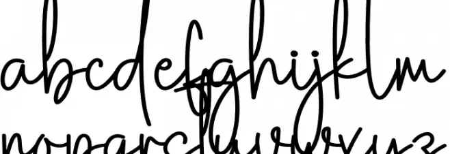 Cristal Christmas Font LOWERCASE