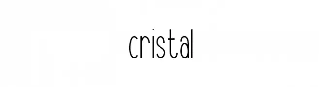 Cristal  नि: शुल्क फ़ॉन्ट्स डाउनलोड