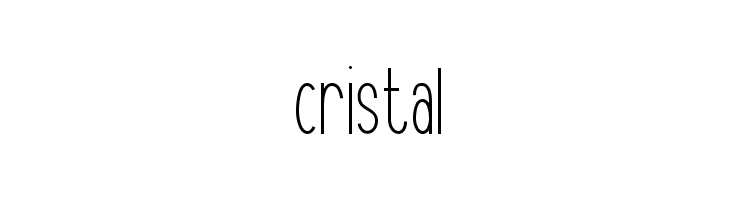Cristal  नि: शुल्क फ़ॉन्ट्स डाउनलोड