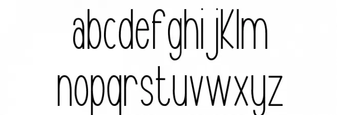 Cristal フォント 大文字