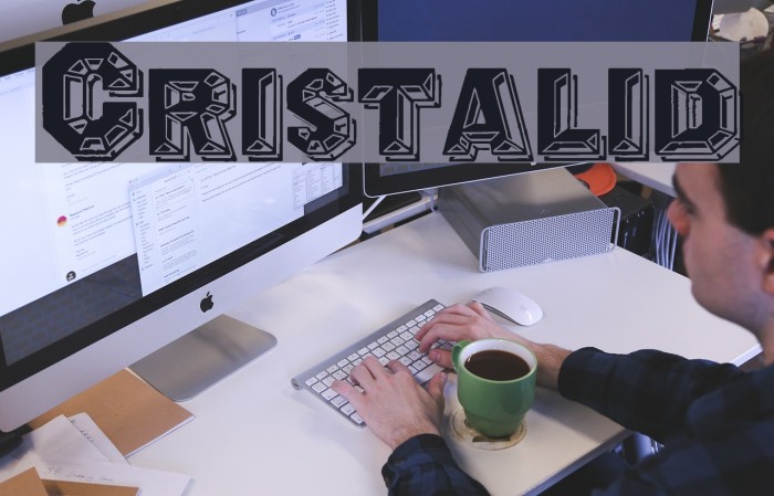 Cristalid Font examples