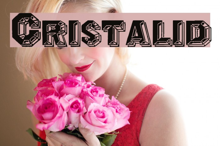 Cristalid Font examples