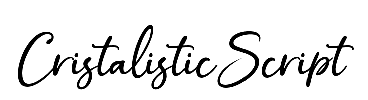 CristalisticScript  Frei Schriftart Herunterladen