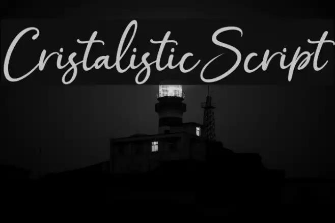 CristalisticScript Fonte examples