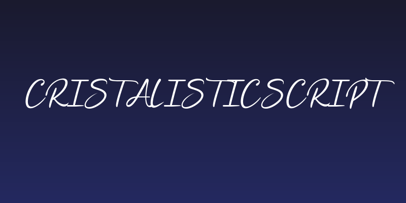CristalisticScript Social Header