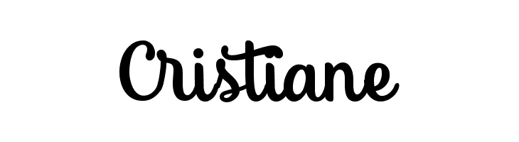 Cristiane  font caratteri gratis