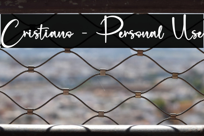 Cristiano - Personal Use Example 3