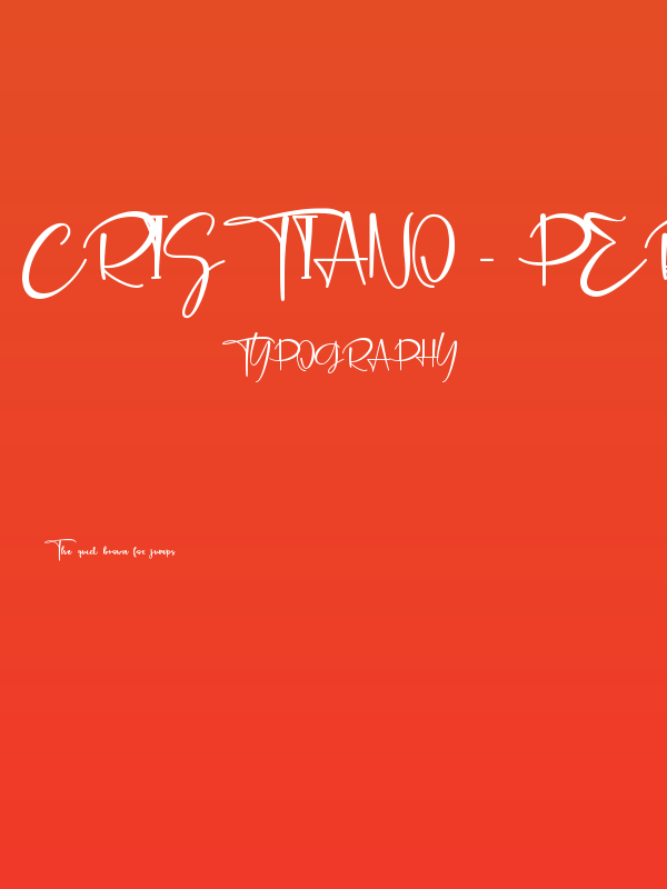 Cristiano - Personal Use Poster