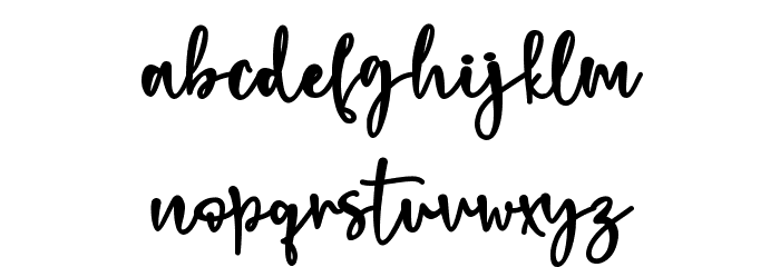 Cristiano - Personal Use Font LOWERCASE
