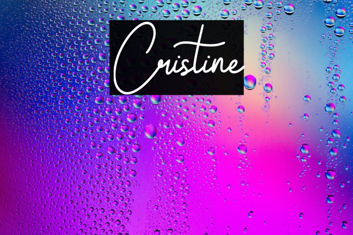 Cristine Example 3