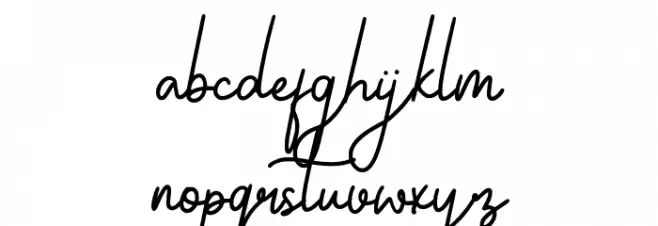 Cristine Font LOWERCASE