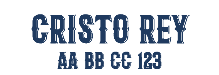 Cristo Rey Font Preview