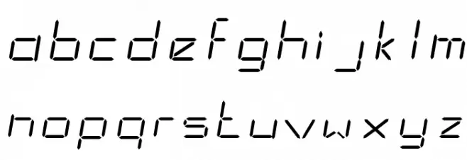 CristoLikid Tryout Schriftart Kleinbuchstaben
