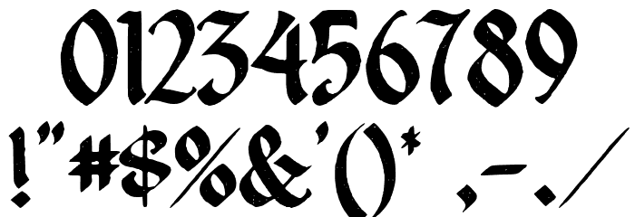 Cristone Regular Font OTHER CHARS