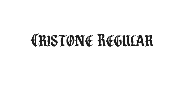 Cristone Regular Logo
