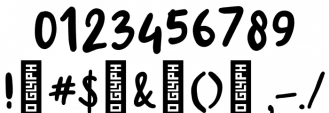 Cristopher Shake फ़ॉन्ट अन्य घर का काम