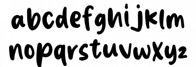 Cristopher Shake फ़ॉन्ट लोअरकेस