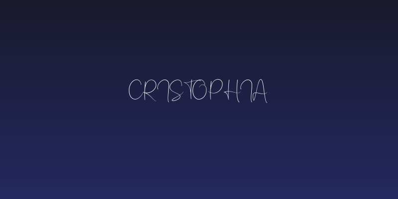 Cristophia Social Header