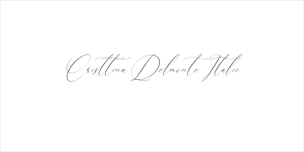Cristtina Delmonte Italic Logo