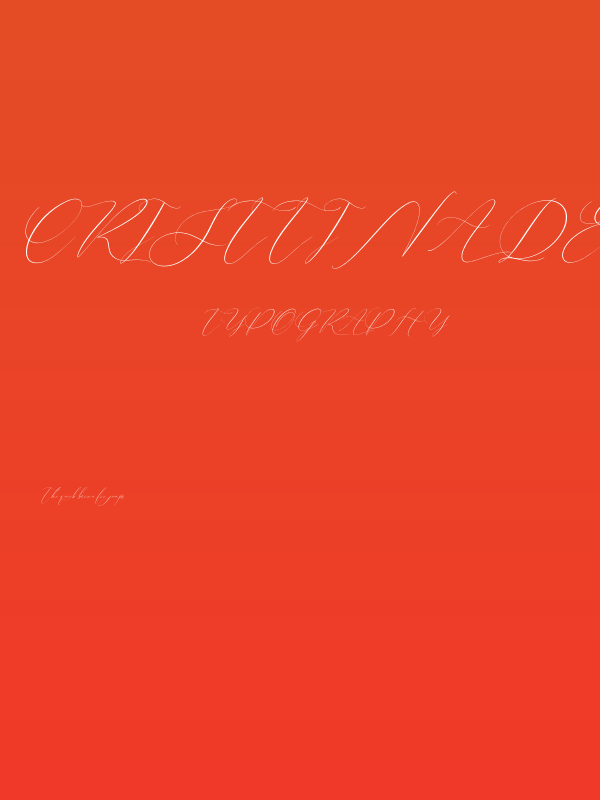 Cristtina Delmonte Italic Poster