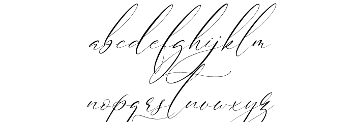 Cristtina Delmonte Italic Font LOWERCASE