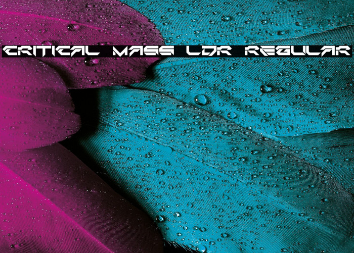 Critical Mass LDR Regular Example 2