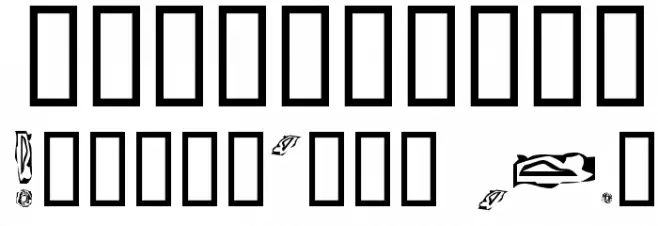Critical Mass Font Alte caractere