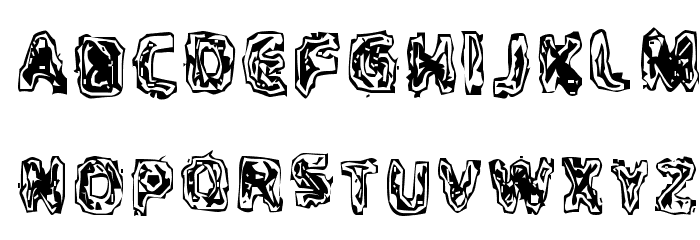 Critical Mass Font LOWERCASE