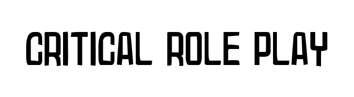 Critical Role Play  免费字体下载